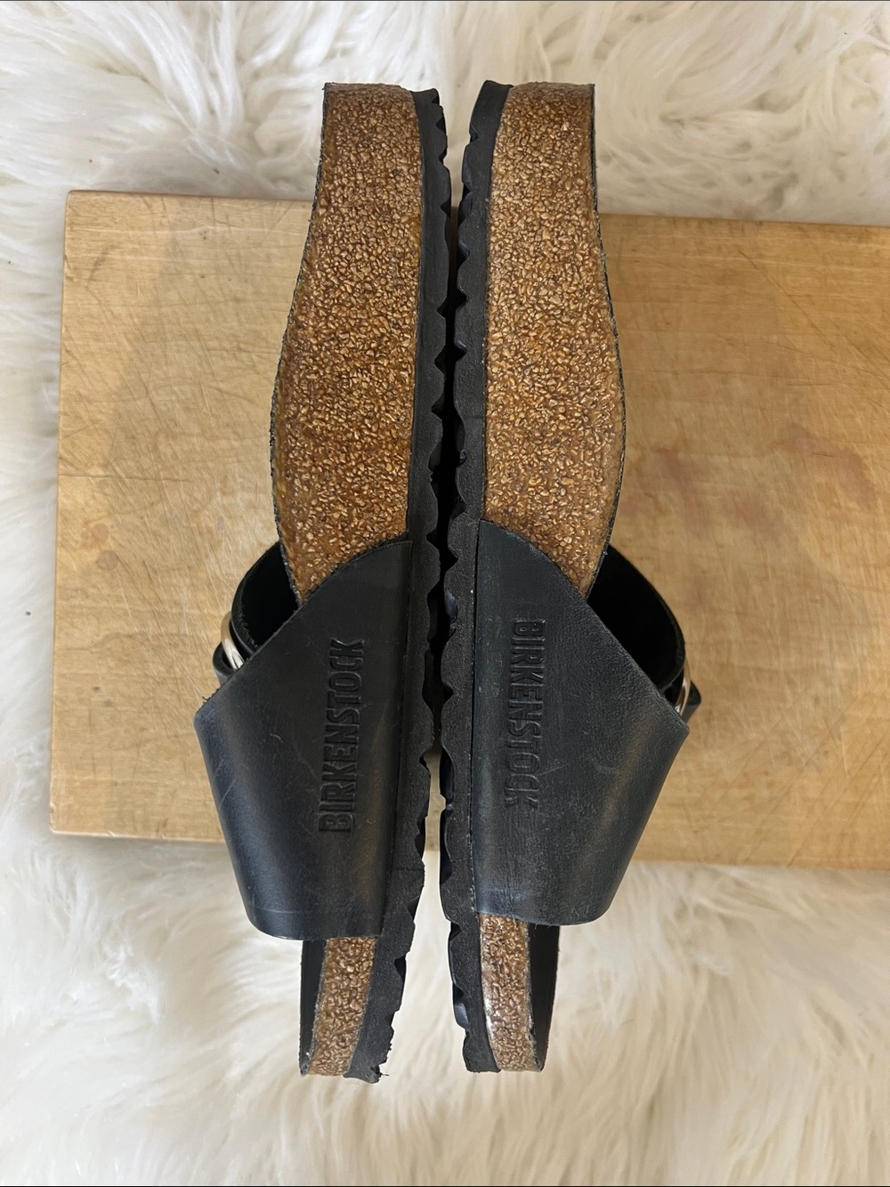 Birkenstock Madrid Big Buckle Nubuck Sandals - Picture 3 of 7